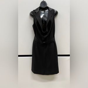 BCBGMaxAzaria Black Belted Mini Dress, Size 4